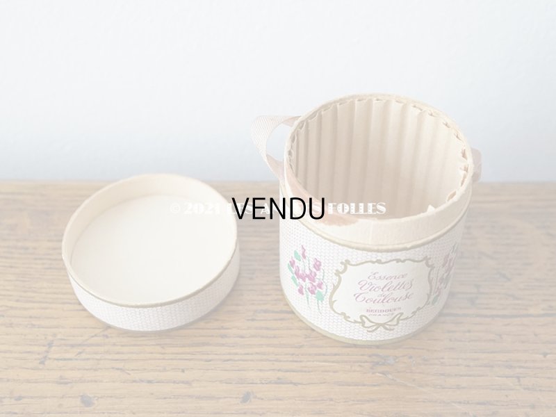画像8: 【11周年セール対象外】 アンティーク 菫の小さなパフュームボックス＆ボトル  ESSENCE VIOLETTES DE TOULOUSE - BERDOUES FRANCE -