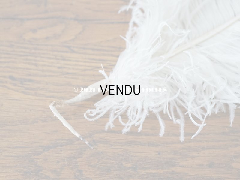 画像4: 【11周年セール対象外】 アンティーク フェザー オフホワイト 羽飾り 