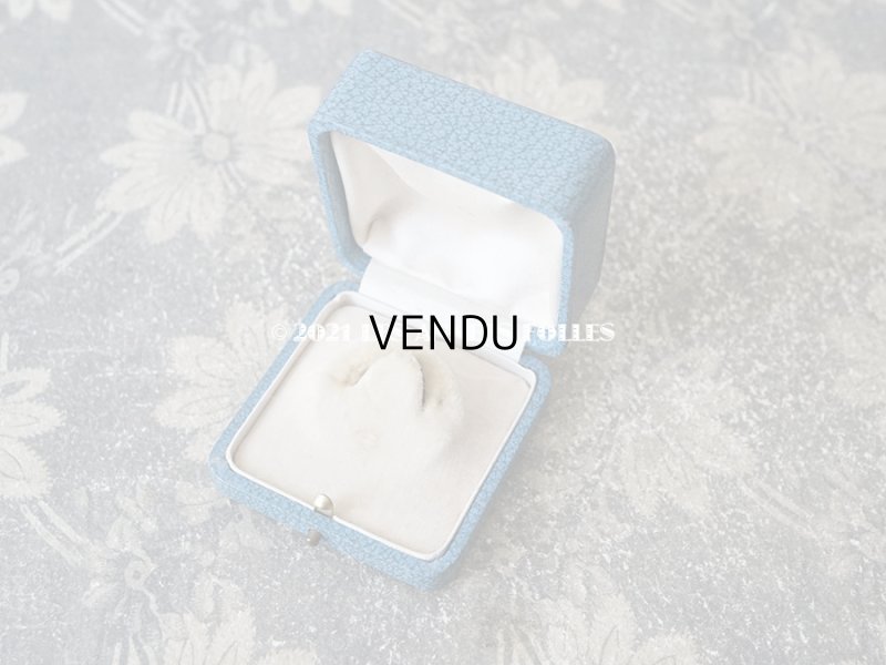 画像5: 【11周年セール対象外】　1900年代 アンティーク 金彩入り ジュエリーボックス ブローチ用 スモーキーブルー