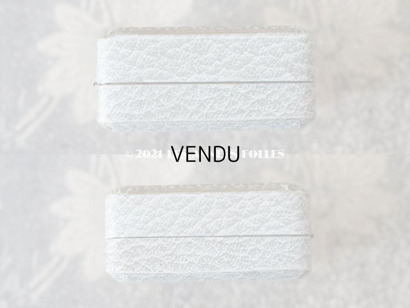 画像4: 【11周年セール対象外】 1900年代 アンティーク 金彩入り ジュエリーボックス ライトグレー