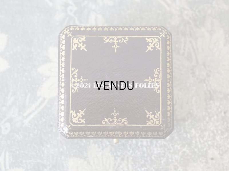 画像3: 【11周年セール対象外】　1900年代 アンティーク 金彩入り ジュエリーボックス ブローチ用 ダークブラウン