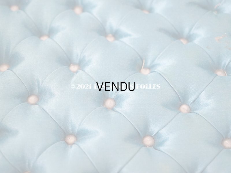 画像5: 【11周年セール対象外】 19世紀末 アンティーク ブルーのベルベットの裁縫箱