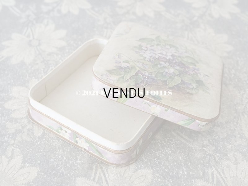 画像3: 【11周年セール対象外】 アンティーク 鈴蘭と菫の紙箱