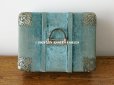 画像11: 【11周年セール対象外】 19世紀末 アンティーク ブルーのベルベットの裁縫箱 