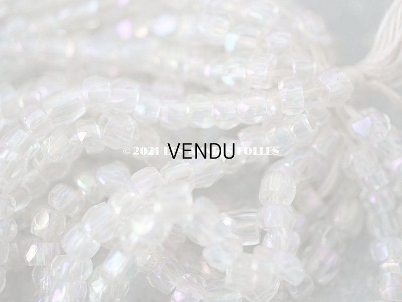 画像7: 【11周年セール対象外】 アンティーク ガラス製 ビーズ オーロラ加工   約2.6mm  