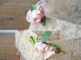 画像11: 【11周年セール対象外】 アンティーク ピンクの薔薇の布花付 ウェディングのドラジェ用パニエ マリアージュ