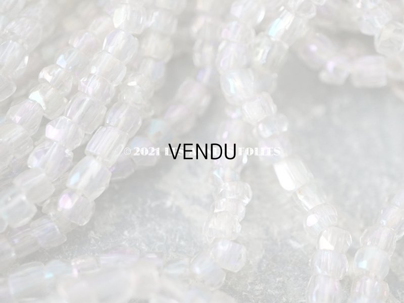 画像6: 【11周年セール対象外】 アンティーク ガラス製 ビーズ オーロラ加工   約2.6mm  