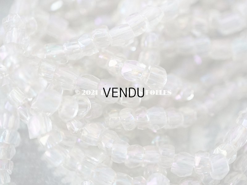 画像5: 【11周年セール対象外】 アンティーク ガラス製 ビーズ オーロラ加工   約2.6mm  