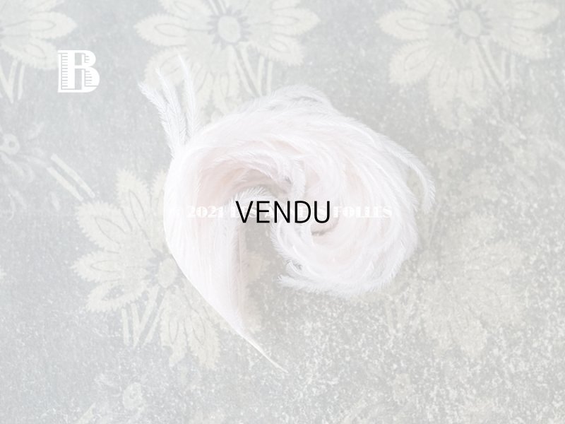 画像5: 【11周年セール対象外】 アンティーク とても小さなフェザー パウダーピンク 羽飾り 