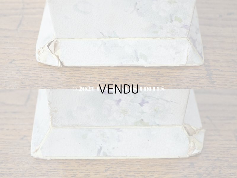 画像5: 【11周年セール対象外】 アンティーク 薄紫の花模様 エパングルケース ベルベットのピンクッション＆ 3段の引き出し