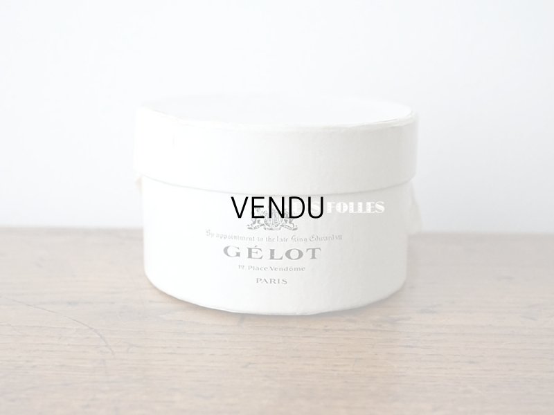 画像3: 【11周年セール対象外】 アンティーク ドール用 ハットボックス フェルトの帽子 - GELOT -