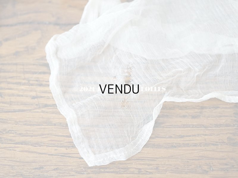 画像15: 【11周年セール対象外】 アンティーク ドール用 シルクオーガンジーのリボン付 フリル＆レースのボネ