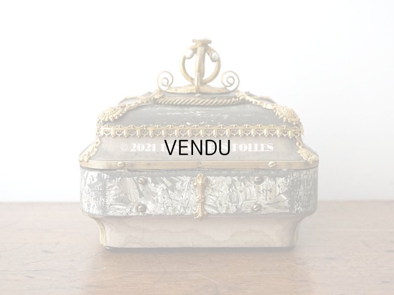 画像8: 【11周年セール対象外】 19世紀 アンティーク ナポレオン3世時代 お菓子箱 ハンドル付き チョコレートボックス 木箱 