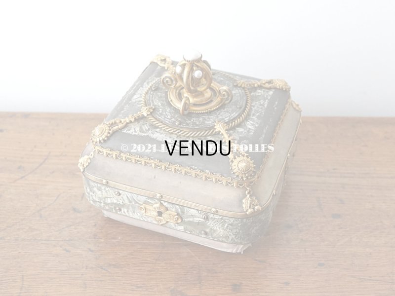 画像3: 【11周年セール対象外】 19世紀 アンティーク ナポレオン3世時代 お菓子箱 ハンドル付き チョコレートボックス 木箱 