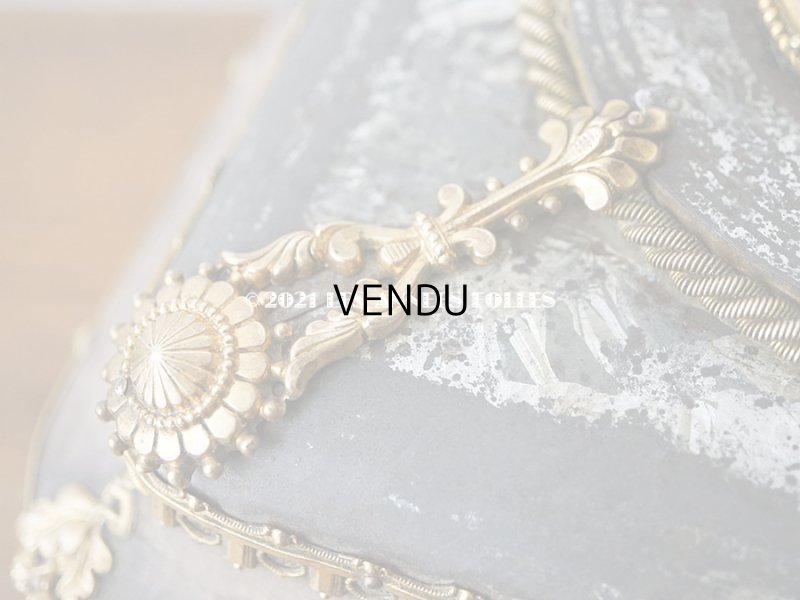 画像15: 【11周年セール対象外】 19世紀 アンティーク ナポレオン3世時代 お菓子箱 ハンドル付き チョコレートボックス 木箱 