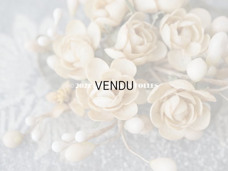 画像6: 【11周年セール対象外】 アンティーク 薔薇のワックスフラワーのブーケ ブートニア