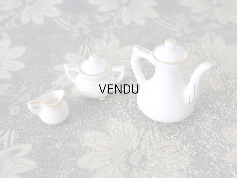 画像6: アンティーク ドール用 薔薇のティーセット