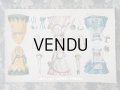 19世紀末 アンティーク 版画 着せ替え人形 ドール新聞の付録 LA POUPEE MODELE
