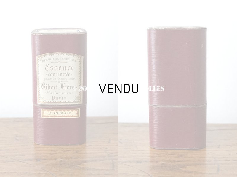 画像4: アンティーク パフュームボックス ESSENCE CONCENTREE POUR KE MOUCHOIR LILAS BLANC - VIBERT FRERES PARIS  -