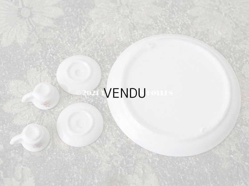 画像9: アンティーク ドール用 薔薇のティーセット