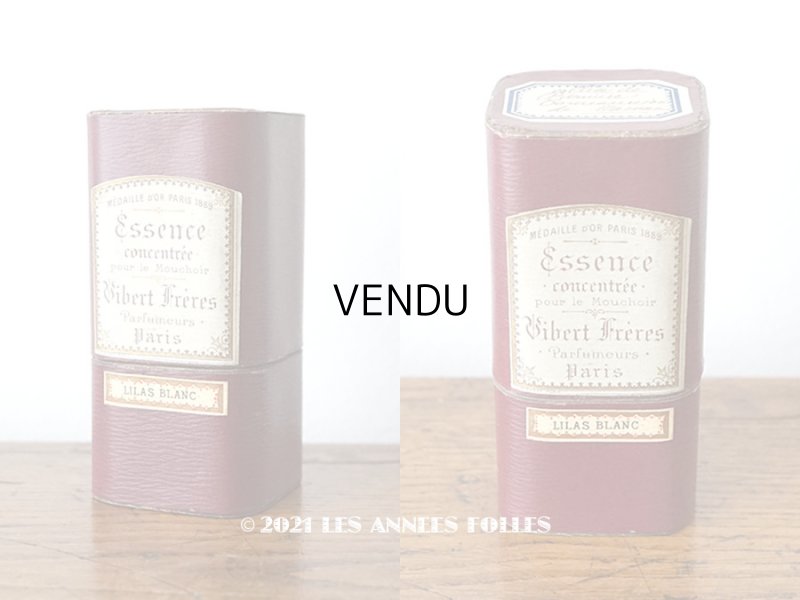 画像2: アンティーク パフュームボックス ESSENCE CONCENTREE POUR KE MOUCHOIR LILAS BLANC - VIBERT FRERES PARIS  -