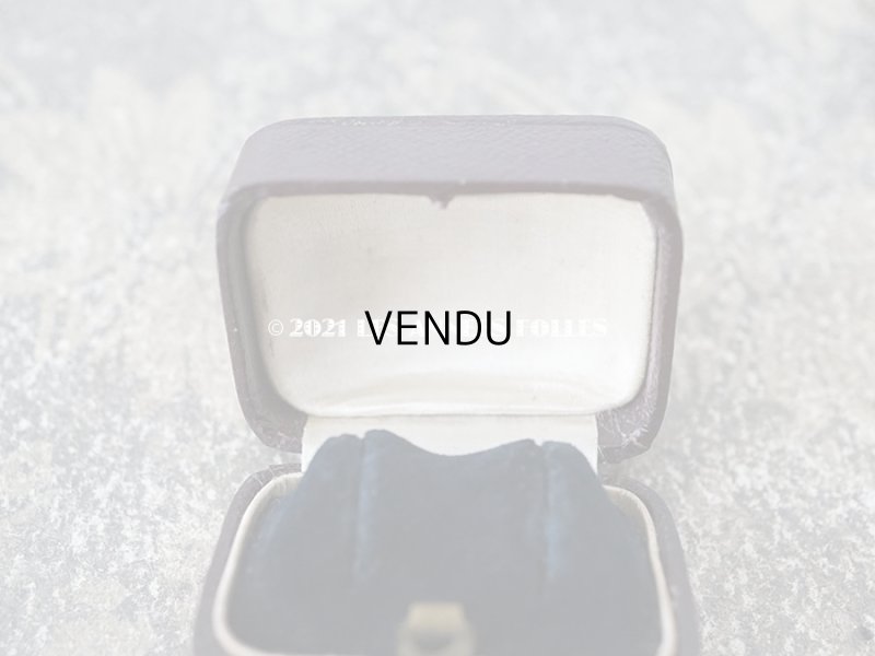 画像5: 19世紀末 アンティーク 本革製 ジュエリーボックス  金彩入り ピアス用