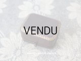 19世紀末 アンティーク 本革製 ジュエリーボックス  金彩入り ピアス用