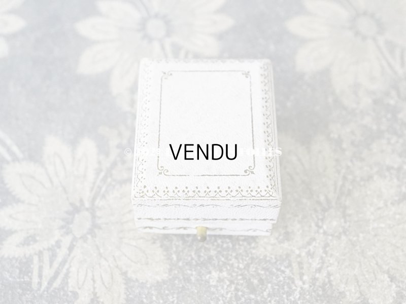 画像5: 1900年代 アンティーク  ジュエリーボックス  金彩入り オフホワイト