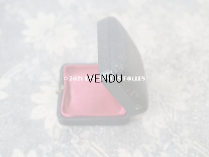 画像4: 19世紀末 アンティーク 本革製 ジュエリーボックス ブラック