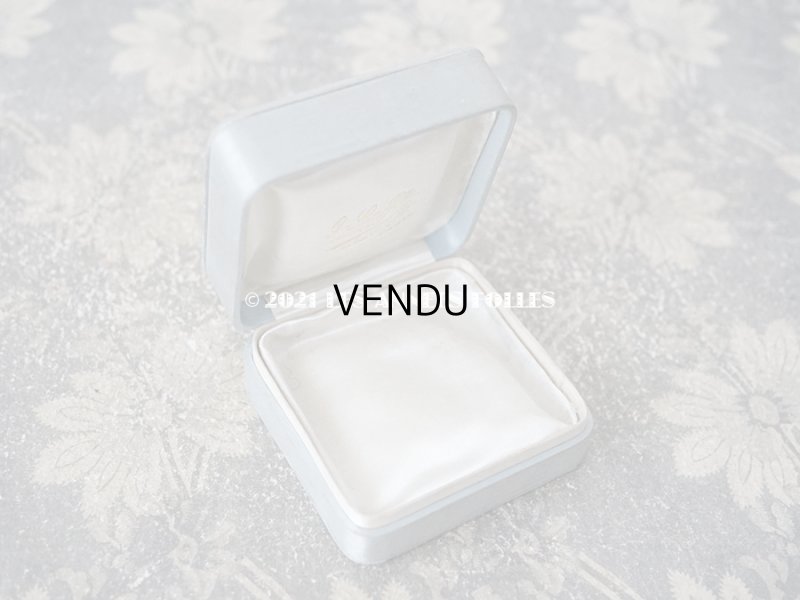 画像7: アンティーク ジュエリーボックス  シルクサテン パウダーブルー