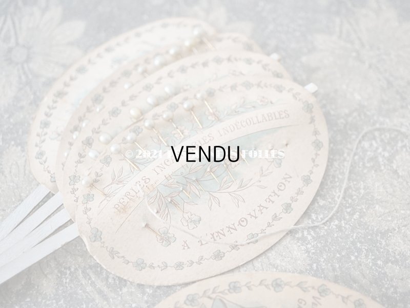 画像5: 1900年代 アンティーク エパングルシート PERLES A L'INNOVATION