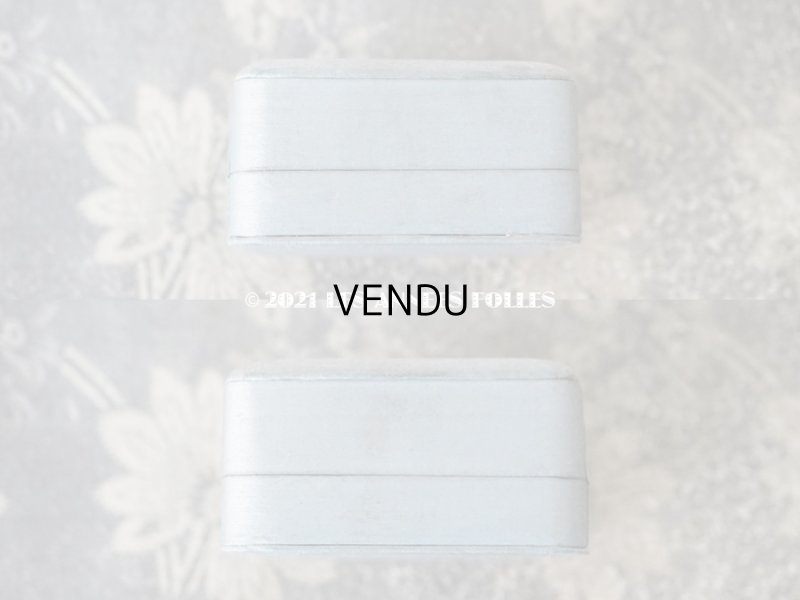 画像6: アンティーク ジュエリーボックス  シルクサテン パウダーブルー