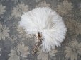 画像6: アンティーク フェザー オフホワイト 羽飾り ポンポン