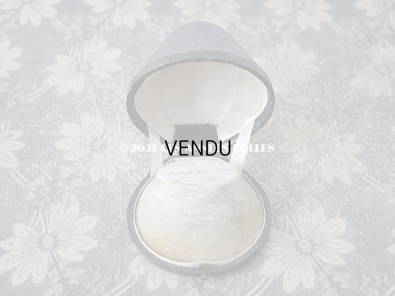 画像3: 19世紀 アンティーク ジュエリーボックス ブレスレット用　黒