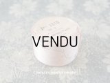 未使用 1920年代 アンティーク ハンドペイント 薔薇模様 サテンリボン 5m PON 6510 N 9 