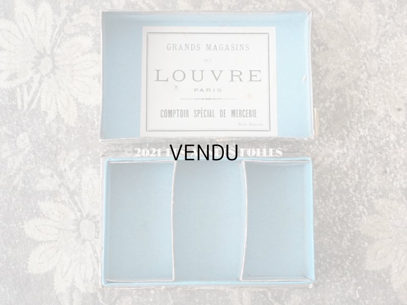 画像7: アンティーク  エパングルケース 少女たちと猫たち - GRANDS MAGASINS DU LOUVRES -