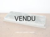アンティーク ベルベットの台座 スモーキーブルー