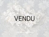 アンティーク  ホワイトライラックの布花のセット