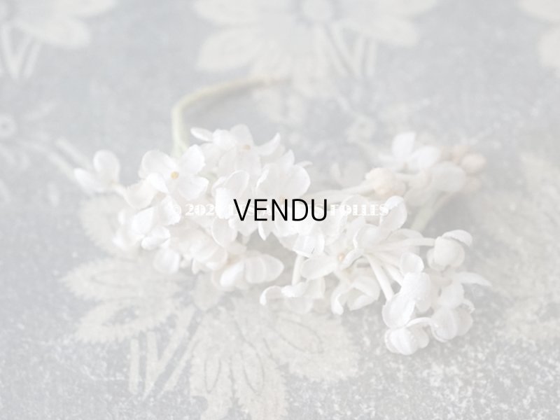 画像8: アンティーク  ホワイトライラックの布花のセット