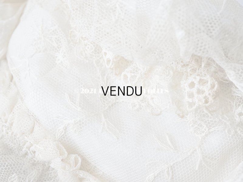 画像11: 19世紀末 アンティーク 小さな女の子用 帽子 リボン＆レース 