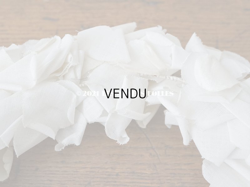 画像11: 1900年代 アンティーク 薔薇の布花のティアラ 花冠