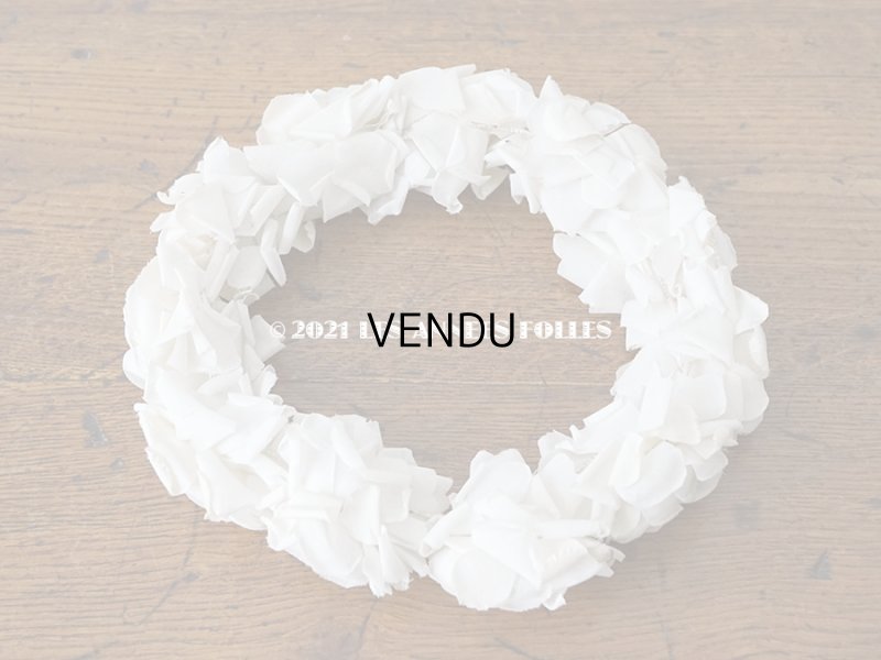 画像10: 1900年代 アンティーク 薔薇の布花のティアラ 花冠