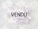 アンティーク ライラックの布花  
