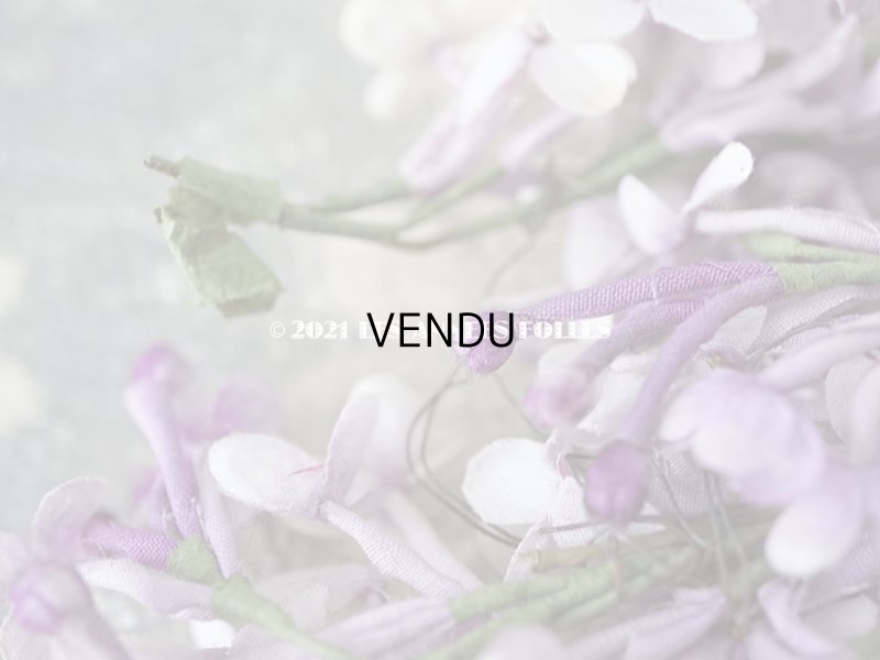 画像10: アンティーク ライラックの布花  