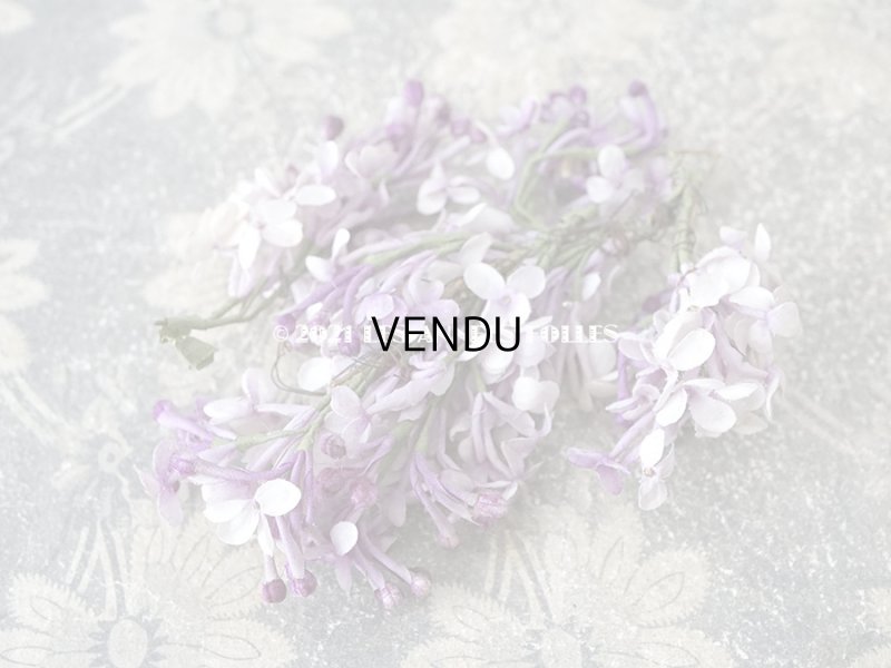 画像8: アンティーク ライラックの布花  