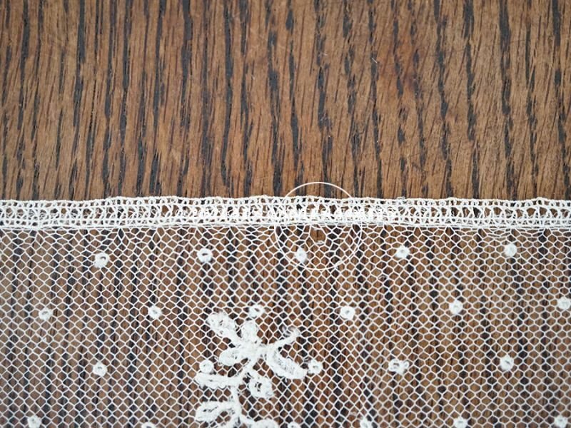 画像14: 19世紀末 アンティーク 未使用 8.8m 手編みのボビンレース 幅広18cm アプリカシオン・アングルテール 