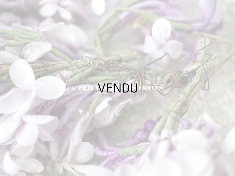 画像9: アンティーク ライラックの布花  