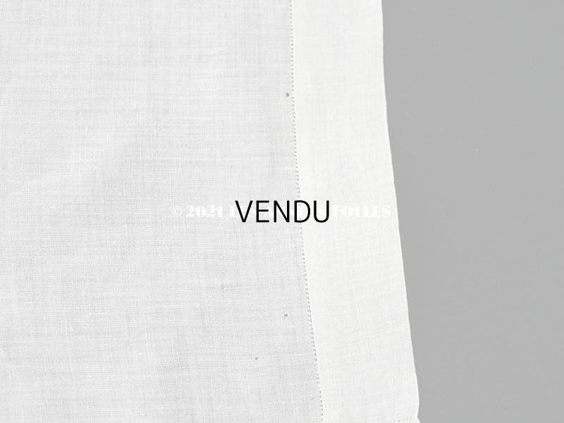 画像11: 19世紀 アンティーク  結婚式のハンカチ  モノグラム入り大きなメダイヨン