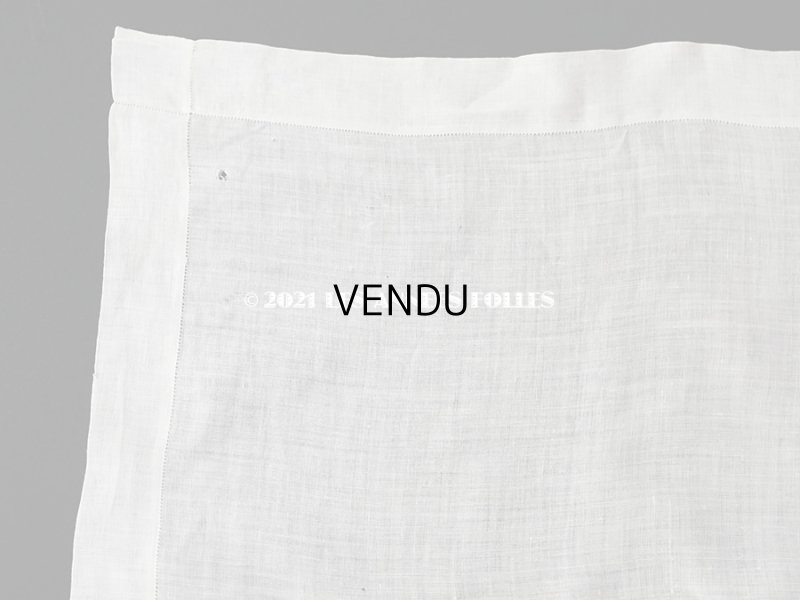 画像4: 19世紀 アンティーク  結婚式のハンカチ  モノグラム入り大きなメダイヨン