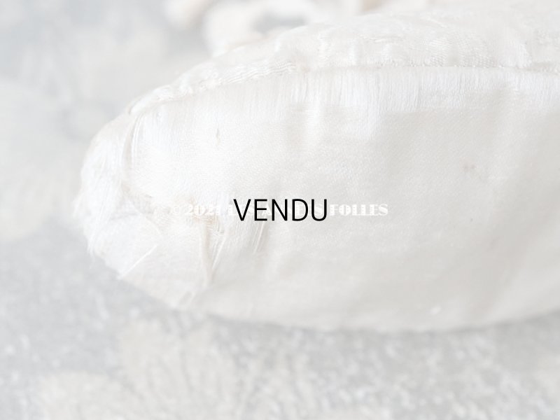 画像8: 1900年代 アンティーク ベビーシューズ シルク製